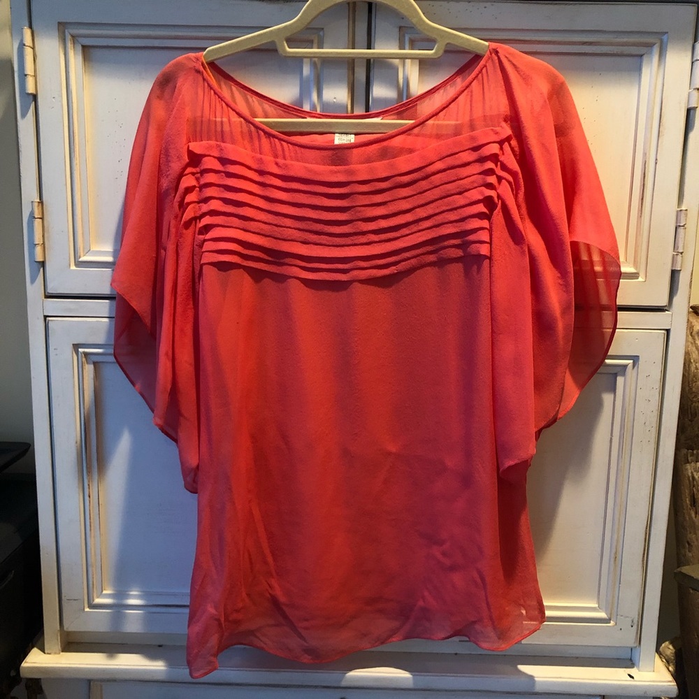 Diane Von Furstenberg Coral Blouse